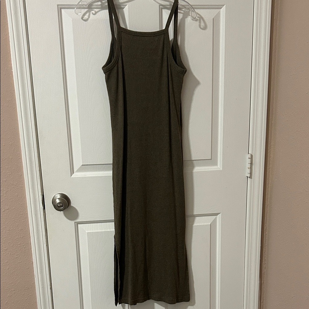 Backless Green Dress